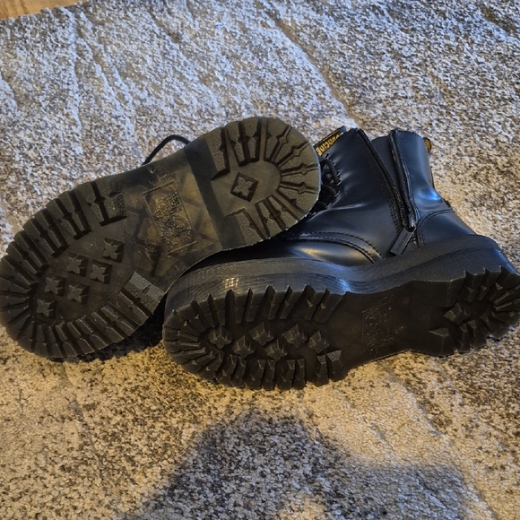 Dr. Martens Black Combat Boots - Picture 3 of 8